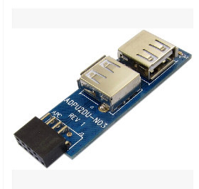 9針轉(zhuǎn)雙口USB2.0轉(zhuǎn)接器 擴(kuò)展與兼容的完美橋梁